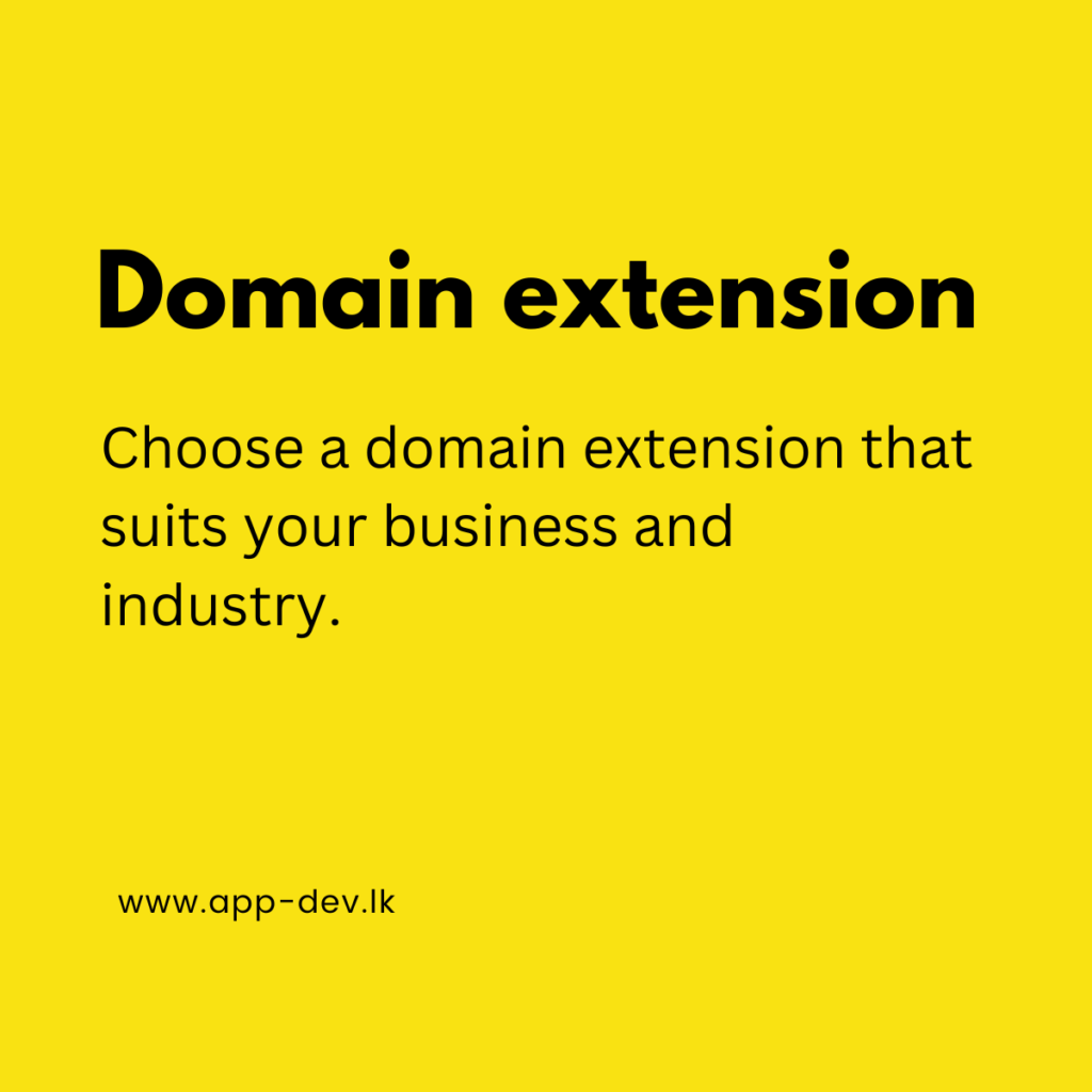 perfect domain for your business